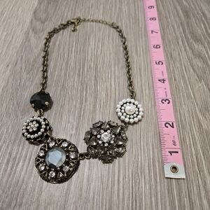 Lia Sophia Elegant Multi-Color Statement Necklace